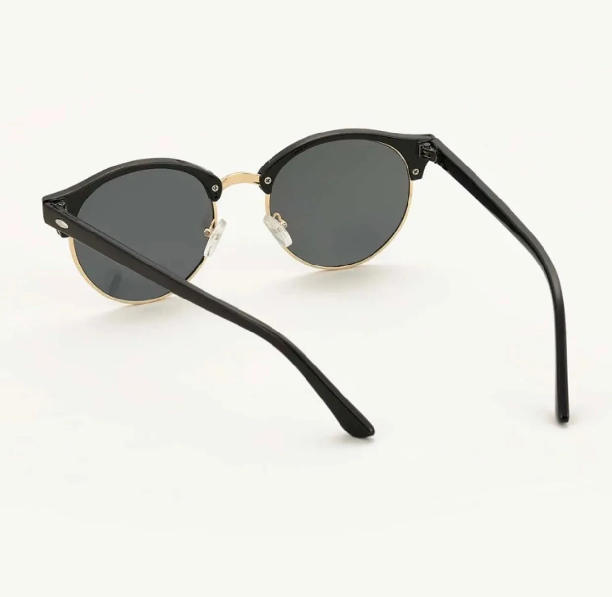 Unisex round frame sunglasses