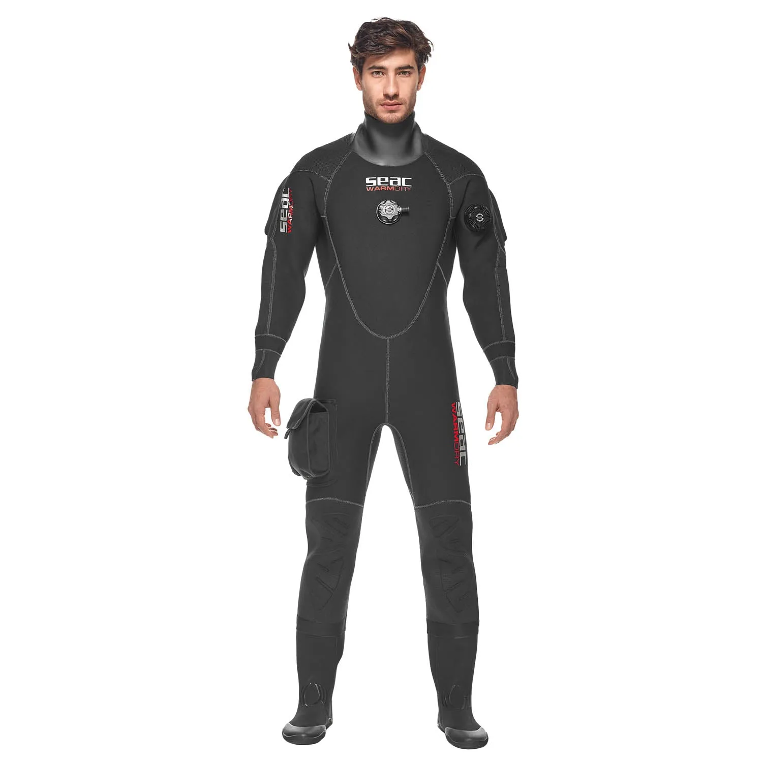 Used Seac Men's 4mm Warmdry Neoprene Dry Suit - Medium